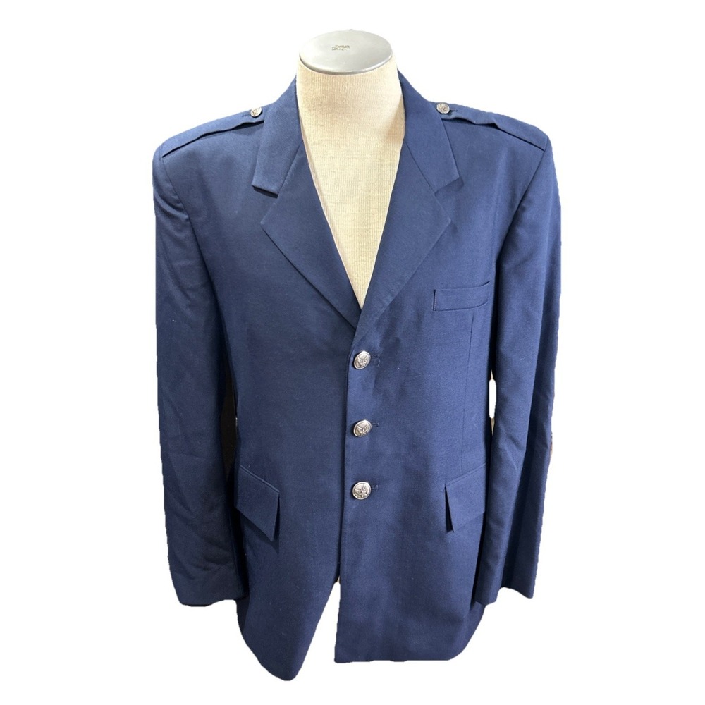 Patriot Air Force Blazer Mens 42s Blue Weintraub Bros Suit Jacket Military Wool